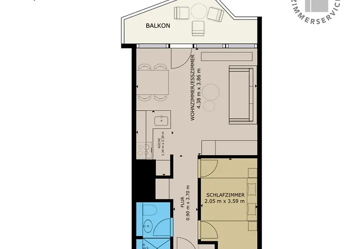Lägenhet Europaeischer Hof Whg 41 *